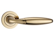 Fortessa Bulbus, PVD Polished Brass Door Handles - FCOBUL-PVD (sold in pairs)